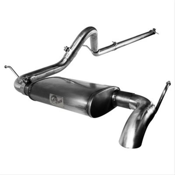 aFe Mach Force XP 2.5 In. Exhaust System 07-18 Jeep Wrangler